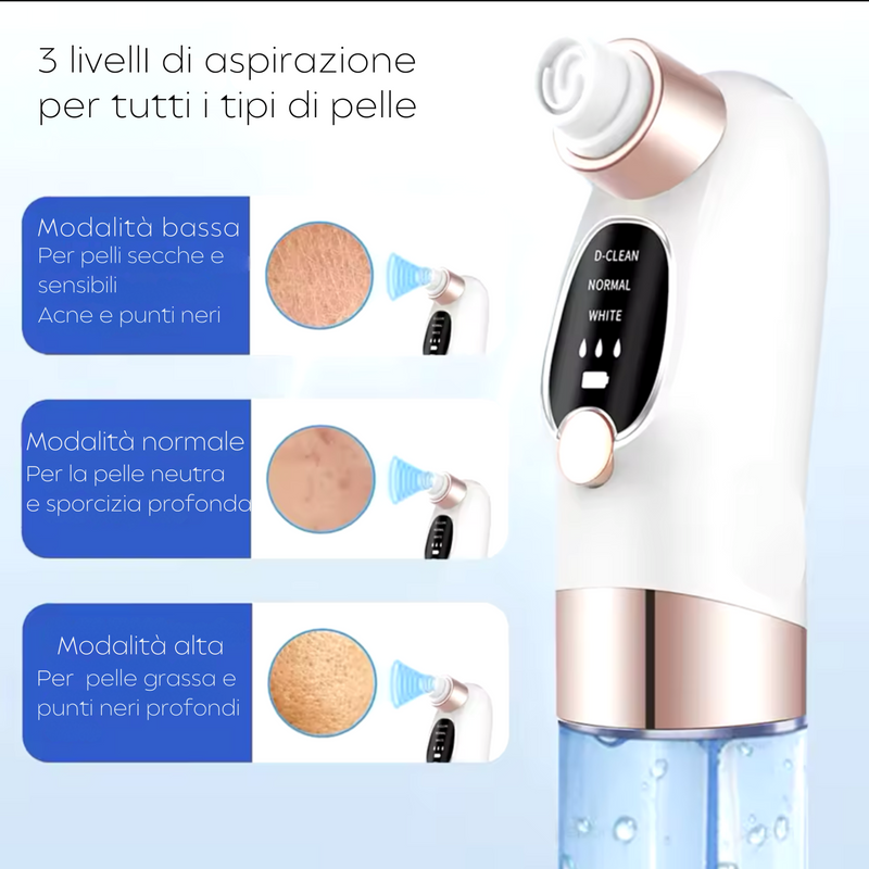 ClearSuction - Aspiratore Punti Neri Professionale